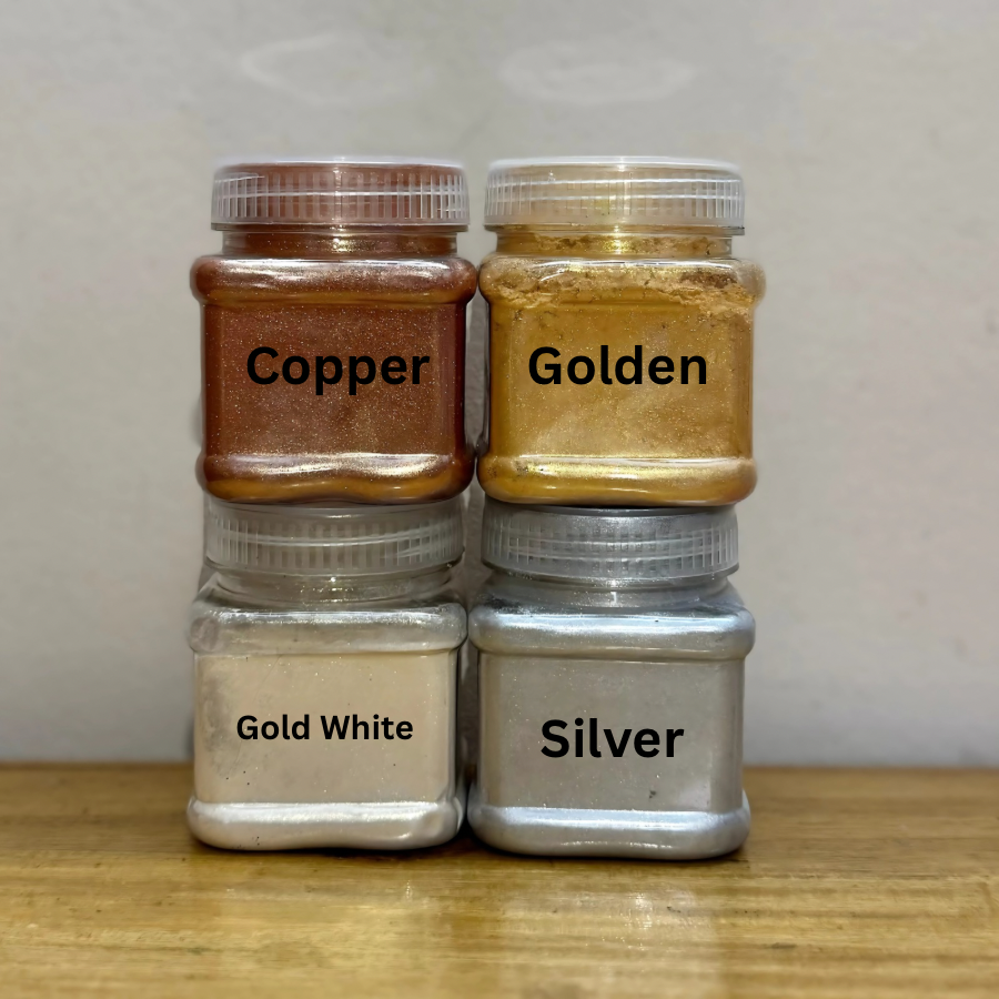 CNMI Metallic Mica Powder Color's for Epoxy Resin (50g)