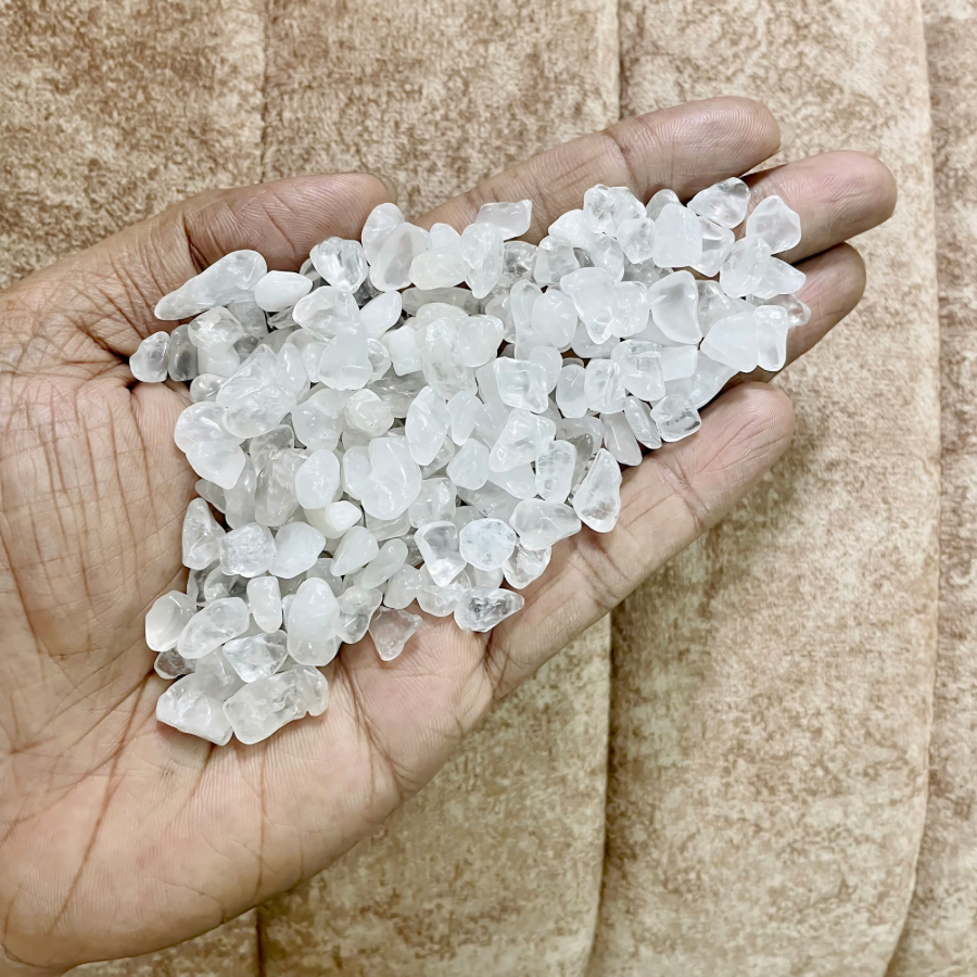 Natural Real Crystal Clear Quartz (রেজিন আর্ট পাথর) for Epoxy Resin Art, Home Decor & DIY Crafts